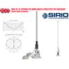 SIRIO SB 3 M ANTENNA VHF BANDA NAUTICA PROGETTATA PER FUNZIONARE SENZA PIANO DI
