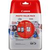 ORIGINAL Canon Value Pack nero / differenti colori PG-545XL + CL-546XL Photo 8286B006 2 cartucce d'inchiostro: PG-545XL + CL-546XL + 50 Blatt 10 x 15 cm carta foto glossy - Canon - 8714574630793