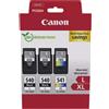 ORIGINAL Canon Multipack nero / differenti colori PG-540L+CL-541XL 5224B017 ~700 Seiten - Canon - 8714574679716