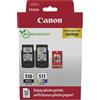 ORIGINAL Canon Value Pack nero / differenti colori / Bianco PG-510+CL-511 + 10x15 cm Fotopapier 50 Blatt - Canon - 8714574679648