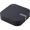 ASUS CHROMEBOX5-S3006UN Mini PC Chrome OS, Processore CPU Intel I3-1220P, supporta fino a 4 Display 4K, WiFi 6E, 2.5G Ethernet, Caricatore Wireless da 15W, Google Play, Nero