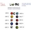 COPRIBOTTONI C12 ARGENTAT SMALTO E MURRINE COLORE A SCELTA COPRI BOTTONI GEMELLI