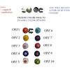 COPRIBOTTONI C10 ARGENTAT SMALTO E MURRINE COLORE A SCELTA COPRI BOTTONI GEMELLI