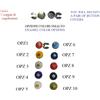 COPRIBOTTONI C7 ARGENTATI SMALTO E MURRINE COLORE A SCELTA COPRI BOTTONI GEMELLI