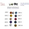 COPRIBOTTONI C9 ARGENTATI SMALTO E MURRINE COLORE A SCELTA COPRI BOTTONI GEMELLI
