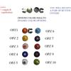 COPRIBOTTONI C1 ARGENTATI SMALTO E MURRINE COLORE A SCELTA COPRI BOTTONI GEMELLI