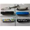 artigianali 1 fermacapelli vetro e murrine murano glass artigianale vintage clips hairh b99