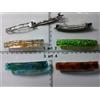 artigianali 1 fermacapelli vetro e murrine murano glass artigianale vintage clips hairh b99