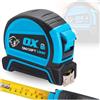 OX Pro - Metro a nastro con doppia chiusura automatica, 5 m