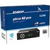 Edision Decoder DVB-S2 HD EDISION PICCO S2 pro Ricevitore Digitale Satellitare DVB-S2 H.265 HEVC, Wi-Fi a bordo, Multistream, HDMI, SCART, SPDIF, USB, IR, lettore di schede, Telecomando Universale 2in1