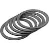 A ABSOPRO Distanziatori per Cuffie da Bici Spessore 1mm 5 Pezzi | Materiale: Fibra Di Carbonio, Colore: Nero Lucido, Diametro Interno: 28.6mm, Diametro Esterno: 34.8mm.
