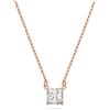 Swarovski Collana Attract, Bianco, Placcato Oro Rosa