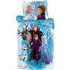 Disney Frozen familly set copripiumino in cotone