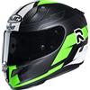 HJC Helmets Casco moto HJC RPHA 11 FESK MC4SF, Nero/Bianco/Verde, S