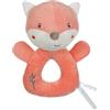 GIPSY TOYS - PELUCHE - HOCHET VOLPE - GAMMA BAMBOO - 14 CM S/CARTA - ARANCIO E BIANCO - 1° Epoca