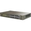 Tenda SWITCH 16P Gigabit PoE TENDA TEG1116P-16-150W 16P RJ45 Base TX-10/100/1000 TEG1116P-16-150W-EU-OUT