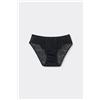 Tezenis Slip Classico In Pizzo Donna Nero