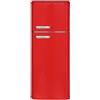 Master Frigorifero Doppia Porta Vintage Anni 50 Master CLASS280 172x55 cm cl. F Rosso