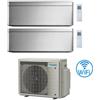 Daikin Stylish Silver WiFi Dual 12 + 18 2MXM50A9