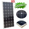 Kit Fotovoltaico 1 Kw Giornaliero Pwm Isola Solare Pannello 100 W 5PZ