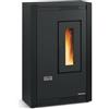 La Nordica Extraflame STUFA A PELLET LA NORDICA + EXTRAFLAME "LUISELLA" NERO 4,4 KW