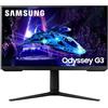 Samsung Monitor Gaming Odyssey G3 (S24DG302), Flat, 24, 1920x1080 (Full HD), VA, 180 Hz, 1 ms, AMD FreeSync, HDMI, Display Port, Ingresso Audio, HAS, Pivot, Flicker Free, Eye Saver Mode