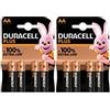Duracell 8X Duracell AA Plus Alcalina (2 Blister Da 4 Batterie) 8 Pile Stilo