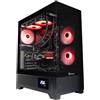 BREUNOR NOBLE CHOICE BREUNOR HURRICANE - PC Gaming i5 14600K 14 Core fino a 5.30GHz, RTX 4070 SUPER 12Gb, RAM 32GB DDR5 6000MHz, SSD NVMe 1000Gb, Dissipatore a liquido 240mm, Windows 11 Pro, Pc da gaming