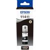 EPSON RICARICA INCHIOSTRO ORIGINALE 114 NERO PIGMENTATO PER EPSON ECOTANK 70 ml - EPSON - C13T07A140
