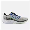 New Balance Uomo Fresh Foam 680 v8 Scarpe IN Grey Matter Con Blu Oasis