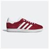 Adidas Originali Gazelle Scarpe Sportive IN Bordeaux e Bianco Scarpe da Uomo