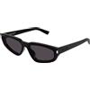 Yves Saint Laurent Occhiali Da Sole Saint Laurent SL 634 NOVA 001 Nero Cat Eye Unisex