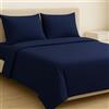MAXIME MAISON - Completo Lenzuola Una Piazza e Mezza Francese in Cotone 100% Made in Italy, Set Lenzuola 1 Piazza e Mezza con Federe Tinta Unita, Biancheria da Letto Certificata Oeko Tex Standard 100