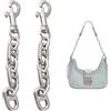UNICRAFTALE 2 Pz Prolunga per Borsa Catena Lega Mariner Link Prolunga Tracolla per Borsa A Tracolla Platino 11cm Prolunga Tracolla A Catena Accessorio di Ricambio Cinghie A Catena per Borsa