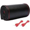 Yolistar Coprivolante Auto Universale, Traspirante e Antiscivolo in Pelle Morbida Microfibra per Volanti con Diametro 37-38 cm