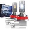 NATGIC H8 lED Canbus Fendinebbia, 70W 18000LM Senza Ventola & Senza Fili 6500K Bianco +300% Più Luminosità H11 H9 Lampadine Luci Antinebbia Sostituire per Lampada Abbagliante/Abbagliante DRL -2 Pezzi