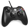 Cypin Xbox 360 Controller USB Game Controller con cavo Wired Gamepad Joypad Joystick per Microsoft Xbox 360 e PC (Windows 7/8/10/XP), nero