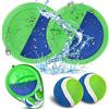 Jalunth Cattura Racchette Palline Set - Velcero Racchettoni Giochi Spiaggia Mare Esterno Giardino Bambino Bambina Bambini Bimba Bimbo Adulti Famiglia Giocattoli 2 3 4 5 6 7 8 10 12 Anni Pasqua Regalo