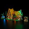 BRIKSMAX Kit di illuminazione a led per LEGO Disney Il cottage di Biancaneve e i Sette Nani - Compatible with Lego 43242 Modello di blocchi predefiniti- Non includere il set Lego
