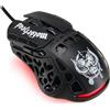 SUBSONIC Mouse Gaming Cablato Motorhead, Mouse Gaming con Sensore Ottico 7200 Dpi, Forma Ergonomica, 7 Pulsanti Programmabili, Regalo con Licenza Ufficiale