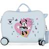 Disney Minnie My Happy Place Bagaglio, Bambine e ragazze, Blu, 38 cm x 50 cm x 20 cm