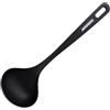 Fackelmann Fenix - Pentolino da cucina, 100% RPET riciclato, in plastica riciclabile con elevata resistenza al calore fino a 230 °C, ad alta durata, antigraffio, colore nero, 30 cm, 1 pz.