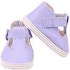 Aeromdale Scarpe da bambola morbide in PU 5 cm per bambole da 36,8 cm 32-34 cm accessori regalo per ragazze - viola - 1 paio