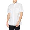 Premier Workwear Short Sleeve Pilot Shirt Camicia, Bianco (White), X-Large Uomo