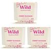 Wild - Cherry Blossom - Deodorante Naturale Ricaricabile - Senza Alluminio - Vegane & Ecologiche - Protezione di Lunga Durata - Confezione da 3 Ricariche da 40g
