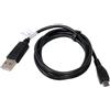 Mobile-Laden USB Cavo compatibile con Panasonic Lumix DC-GX880K, Micro-USB, 1 metro