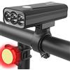 BIKIL luci bici led 6400mAh Ricaricabili USB C Luce Bici Anteriore e Posteriore potente 2400 Lumens Impermeabile IPX5 Set di luci per Bicicletta per Strada e Montagna