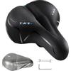BOFFOX Sella Bici MTB Comoda Morbido in Gel Sella Bicicletta Uomo Donna Ergonomico Impermeabile e Traspirante Ampia Sellino Bici Adatto per Bici da Corsa,Mountain,City Bike