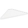 YAMAZAKI 2504 TOWER Scolapiatti ad angolo per lavello, bianco, Acciaio, minimalista, 30 x 15 x 0.8 cm