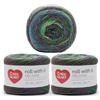 Red Heart Roll with It Melange - 3 gomitoli per tende da 150 g, acrilico, 4 medi (pettinati), 389 m - maglia/uncinetto
